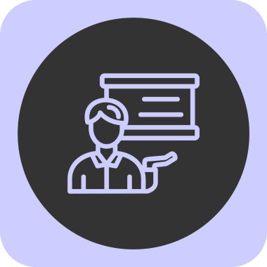 İş simgesi finans kavramının vektör illüstrasyonu