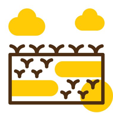 Bulut simgesi vektör illüstrasyonu