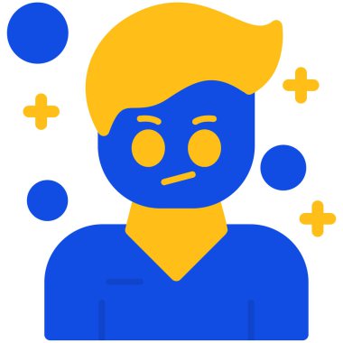 emoji. Web simgesi basit illüstrasyon