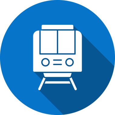 kolayca değiştirebilen ya da düzenleyebilen tren vektör simgesi