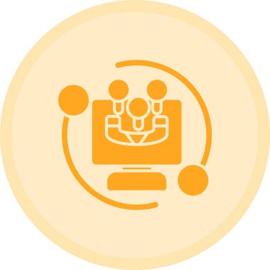 Bir araba simgesinin vektör illüstrasyonu