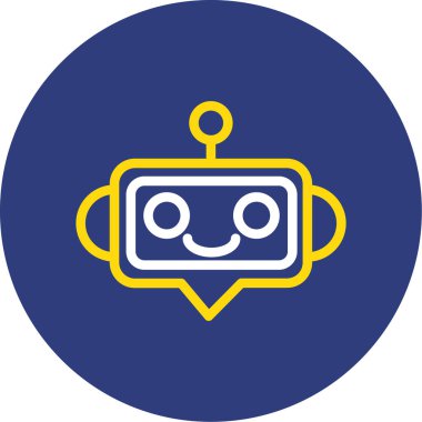 illustration of a robot icon