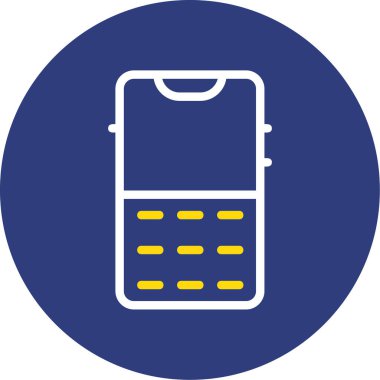 Telefon simgesinin vektör illüstrasyonu