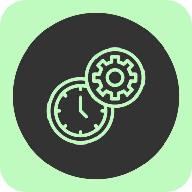 dişli simgesi vektör illüstrasyonu