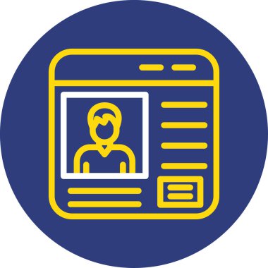 Erkek ve kadın ikonunun vektör illüstrasyonu