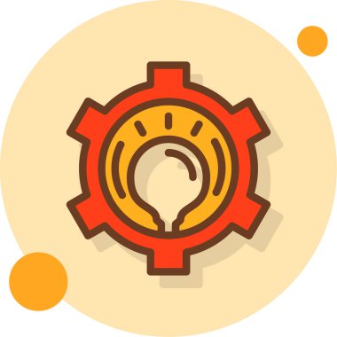 Bir simgenin vektör illüstrasyonu