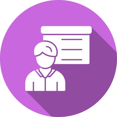 Elinde belge olan bir kadının vektör illüstrasyonu