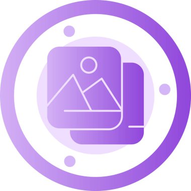 Bir dizüstü bilgisayar simgesinin vektör illüstrasyonu