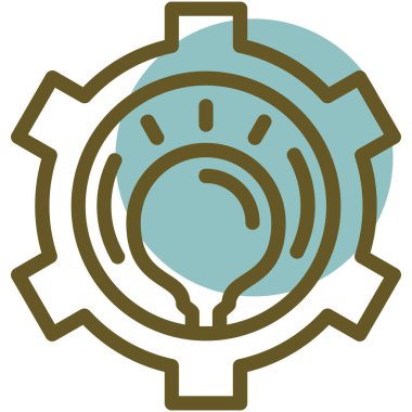 modada izole edilmiş arkaplanda dişli simgesi