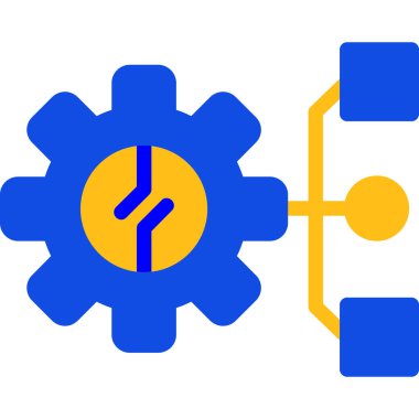 Sikke ayarı dişli simgesi - taslak biçimi
