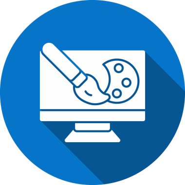 seo modern simgesinin vektör illüstrasyonu