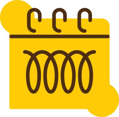 Takvim. Web simgesi basit illüstrasyon