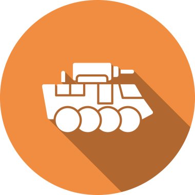vector illustration of a tank icon