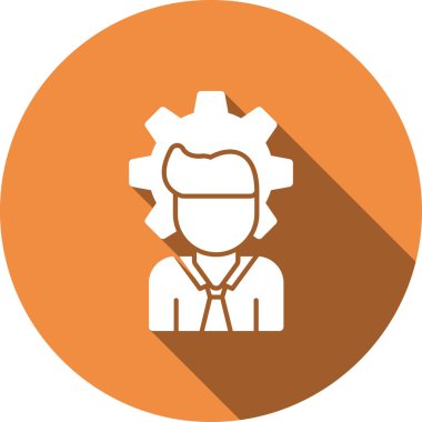 İnsan simgesinin vektör illüstrasyonu