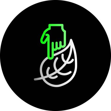 vektör ekoloji ikonu illüstrasyonu