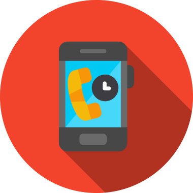 - Telefon. Web simgesi basit illüstrasyon