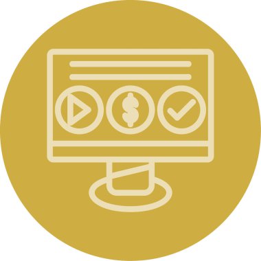 seo modern simgesinin vektör illüstrasyonu