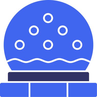 Çizgi biçiminde bowling topu simgesi