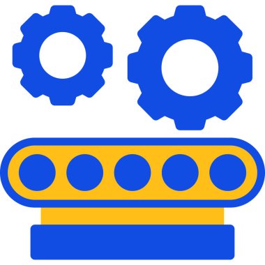 dişli simgesinin vektör illüstrasyonu