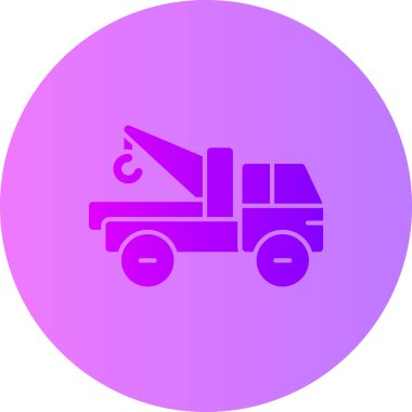 Kamyon. Web simgesi basit illüstrasyon