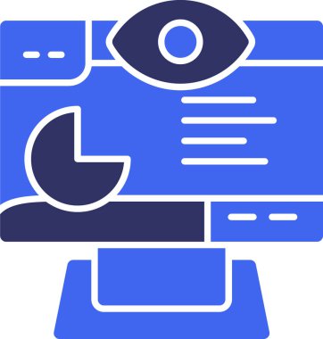 Seo simgesinin vektör illüstrasyonu