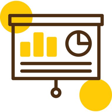 Analiz grafiği çizelgesi simgesi - taslak biçimi