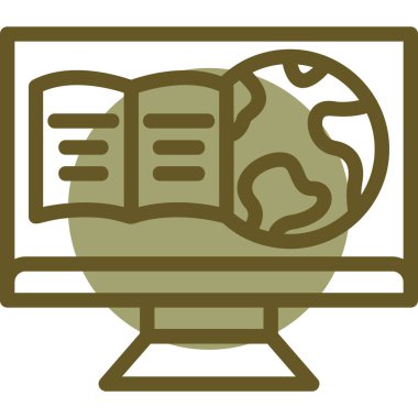 küresel iş kutsal kişilerin resmi, vektör çizim