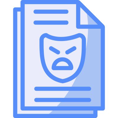 Dosya simgesi, vektör illüstrasyon tasarımı