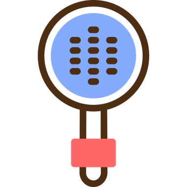 Termometre. Web simgesi basit illüstrasyon