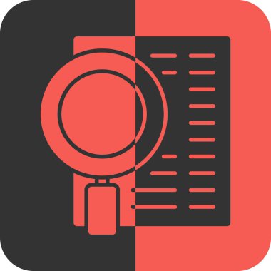 Modern ofis simgesinin vektör illüstrasyonu