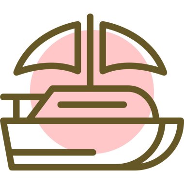 modern yiyecek ikonu vektör illüstrasyonu