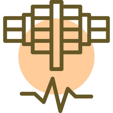 Sağlık simgesinin vektör illüstrasyonu