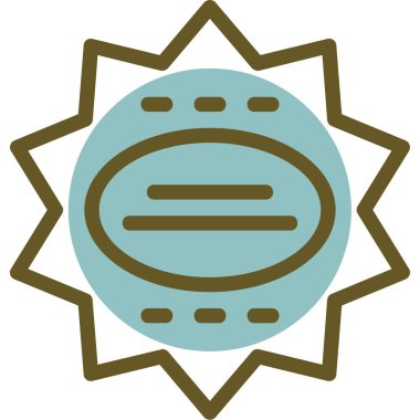 Güneş Simgesi Vektör illüstrasyonu