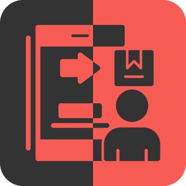 mobil uygulama simgesi vektör illüstrasyonu