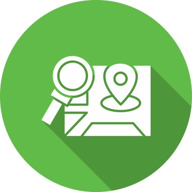 Konum pin vektör simgesi