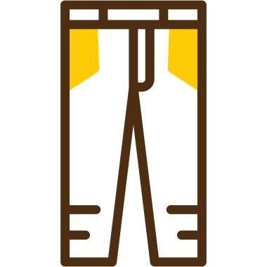 giysi simgesi vektör illüstrasyonu