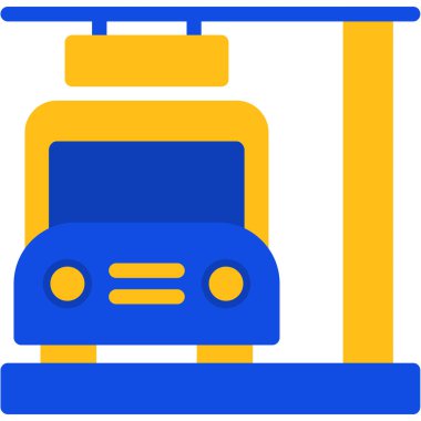 - Araba. Web simgesi basit illüstrasyon