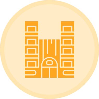 Bir binanın vektör illüstrasyonu