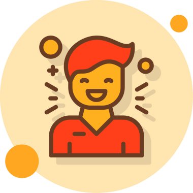 Kadın avatar. Basit simge