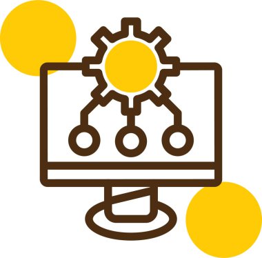 Web simgesi, basit vektör illüstrasyonu