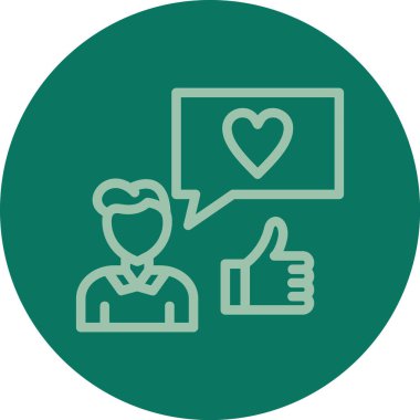 Bir simge gibi başparmak. Web tasarımı için başparmak yukarı vektör simgesinin basit çizimi