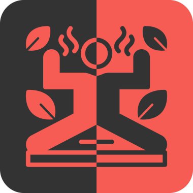 Bir kitap simgesinin vektör illüstrasyonu