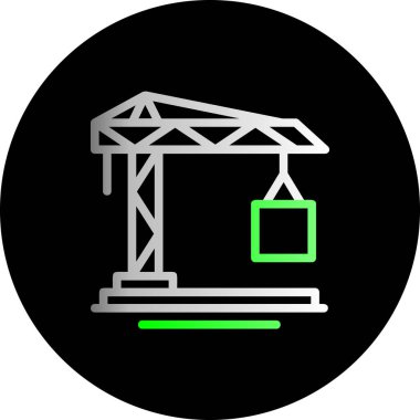 Projeniz için vektör vinç simgesi