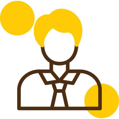 Bir kadın simgesinin vektör illüstrasyonu