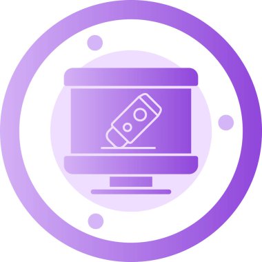 Kamera. Web simgesi basit illüstrasyon