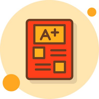 Eğitim. Web simgesi basit illüstrasyon