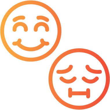 Gülümse. Web simgesi basit tasarım