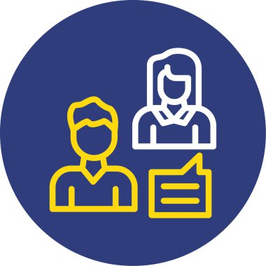 İnsan simgesinin vektör illüstrasyonu