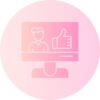 Modern simgenin vektör illüstrasyonu