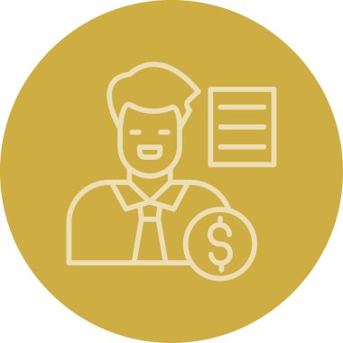 Modern insan simgesinin vektör illüstrasyonu